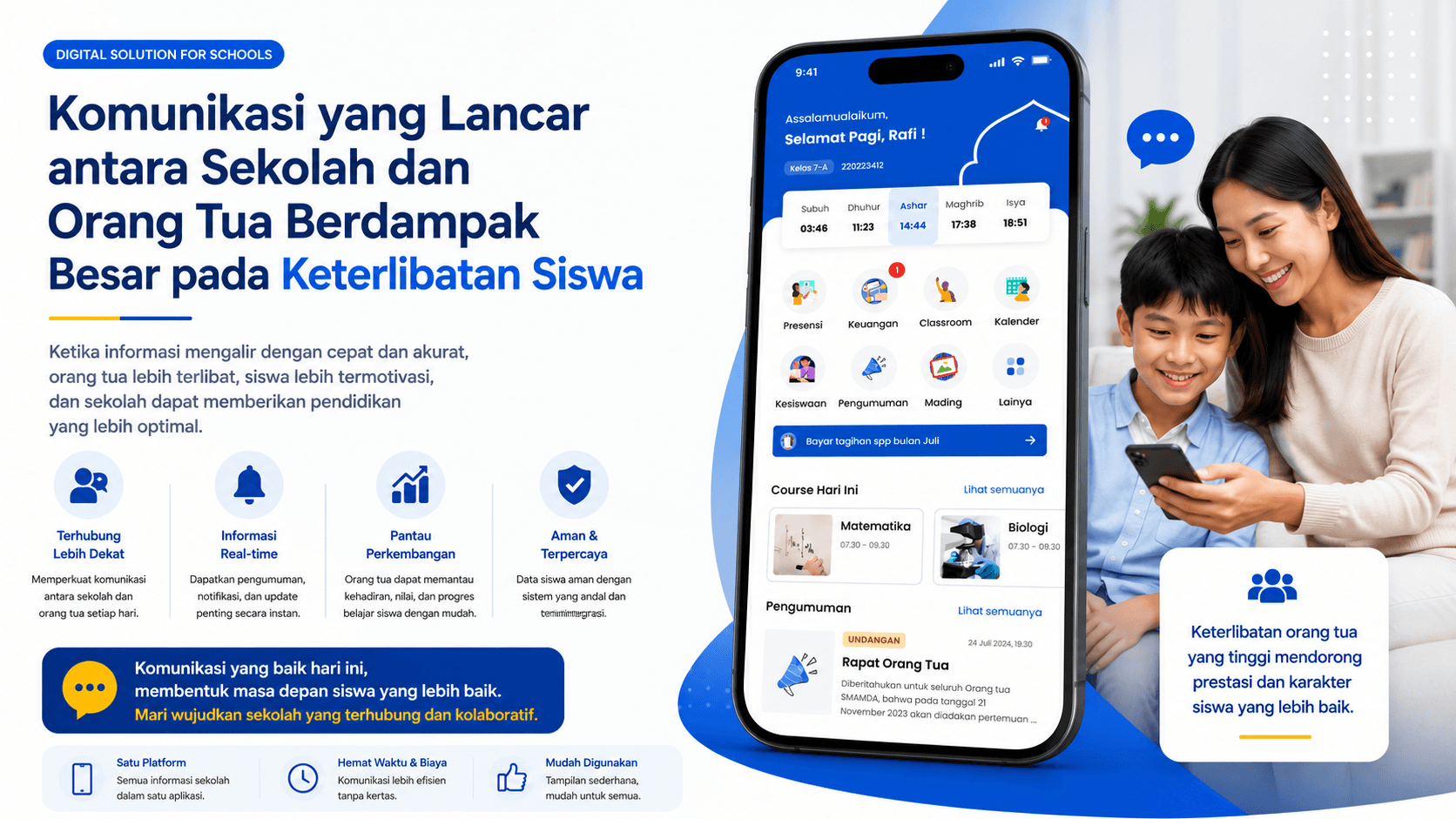 Meningkatkan Komunikasi Orang Tua dan Sekolah Lewat Aplikasi